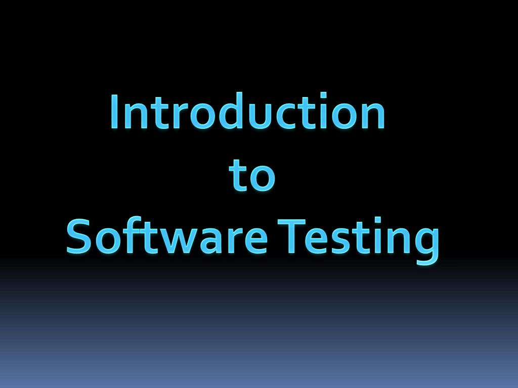 introduction-to-software-testing