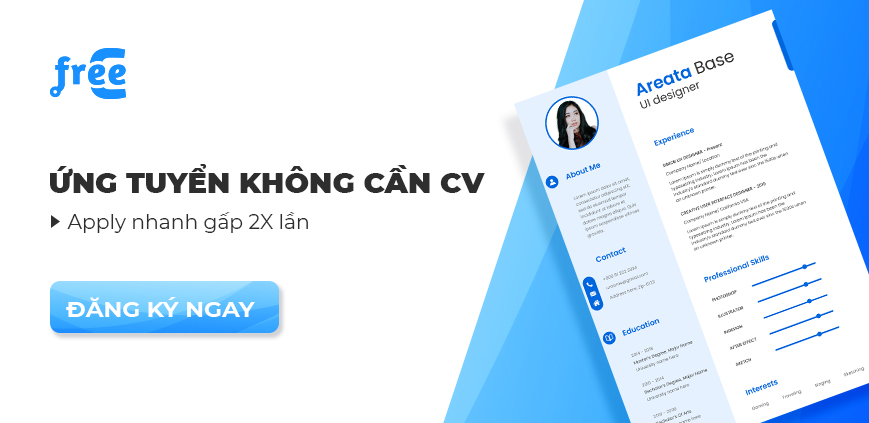 ứng tuyển không cần CV