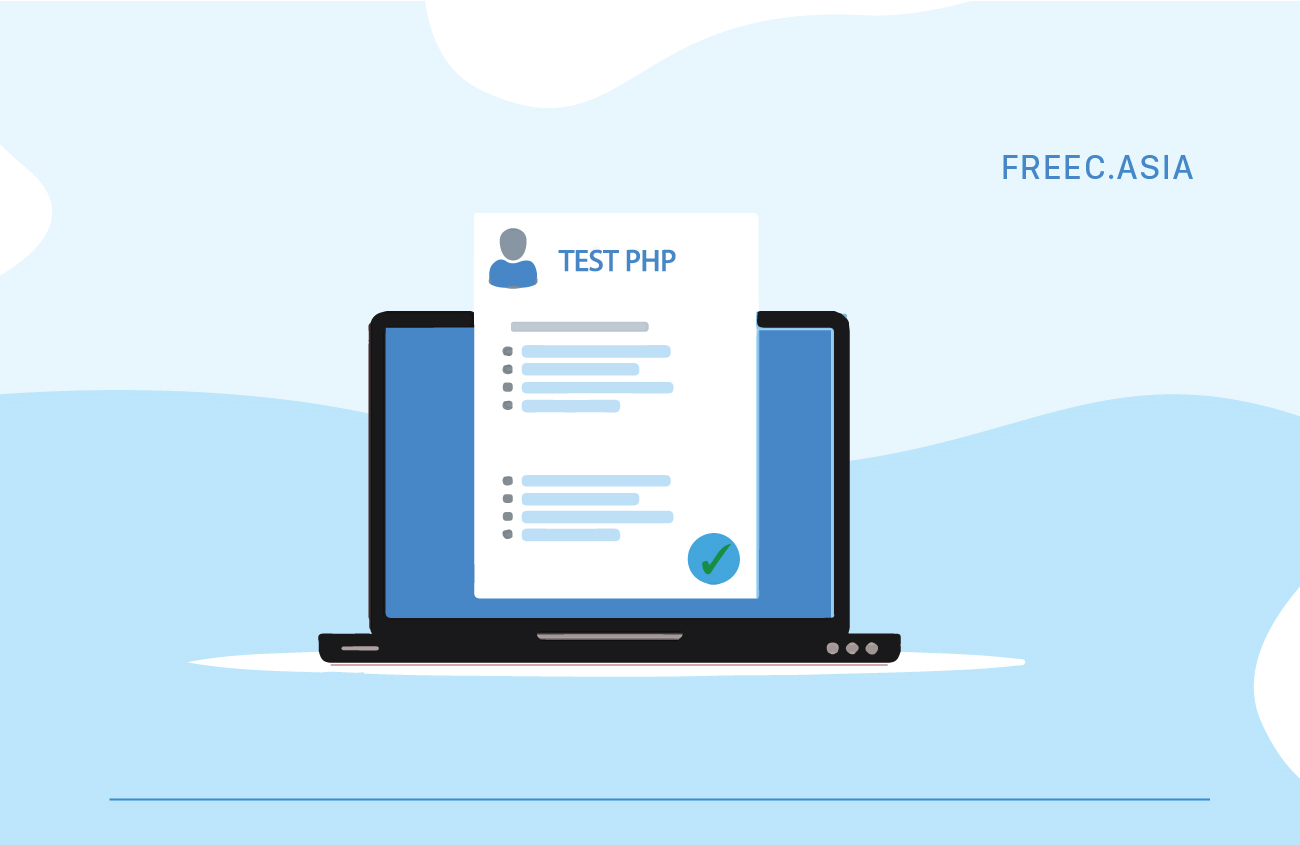 bài test tuyển dụng php