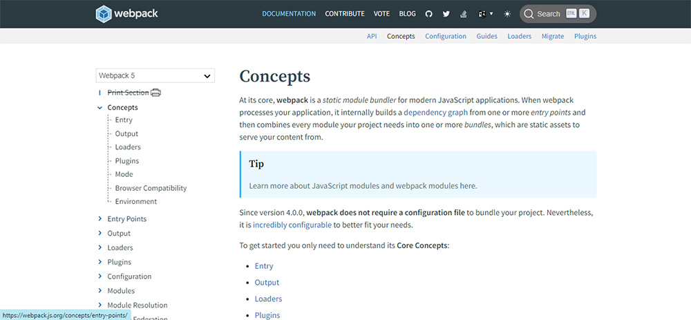 Webpack là một mô-đun trong Javascript