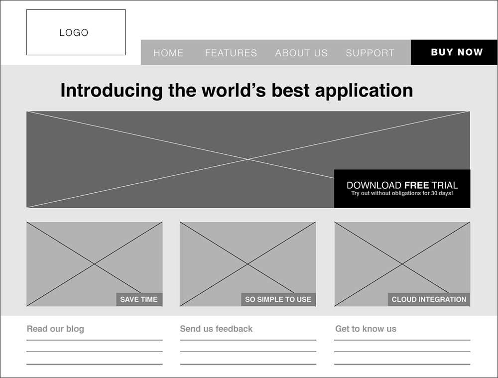 wireframe ui ux