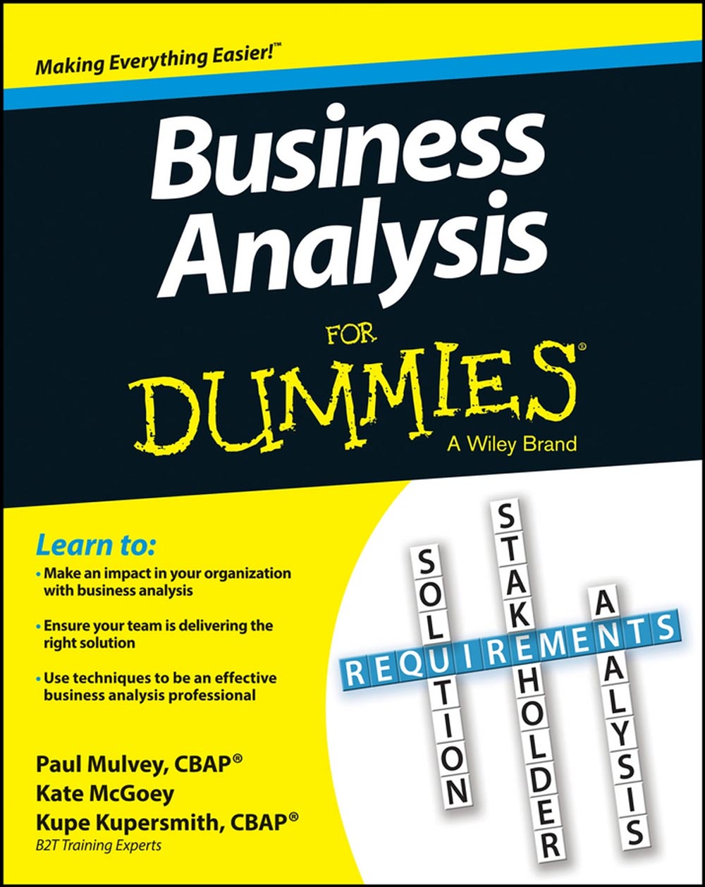 tài liệu business analyst for dummles