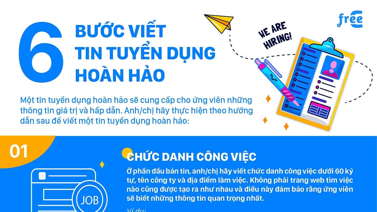 đăng tin tuyển dụng infographic