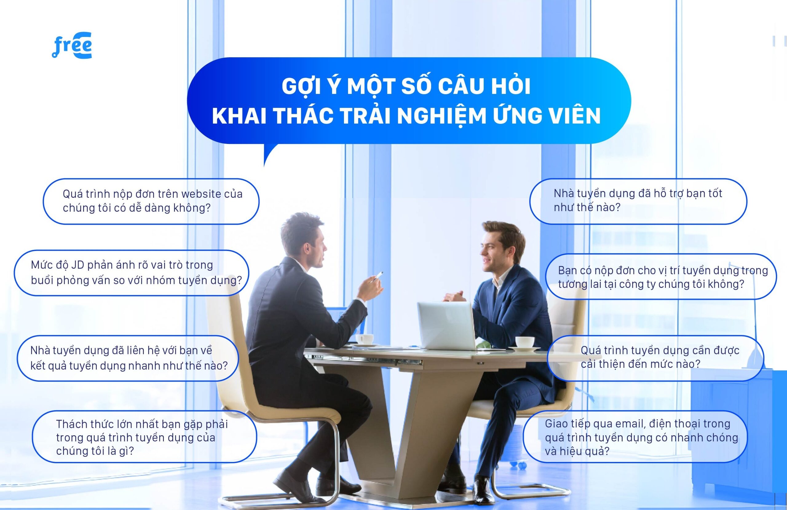 Xác định các câu hỏi trong khảo sát Candidate Net Promoter Score