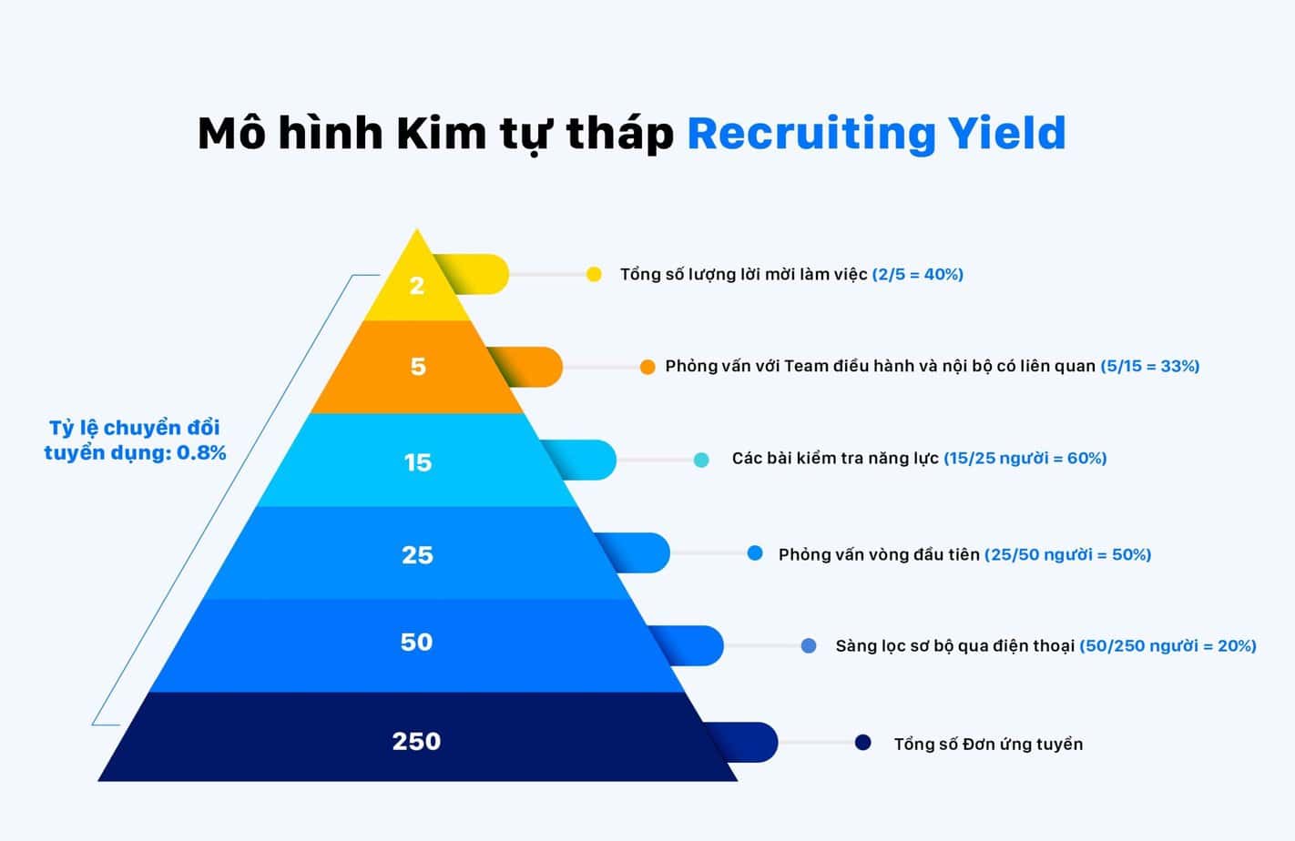 Chỉ số Yield ratio - Tỷ lệ chuyển đổi tuyển dụng là gì?