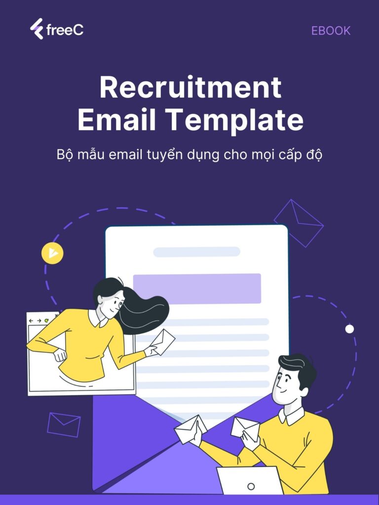 Ebook Mẫu email tuyển dụng - freeC Asia - head banner